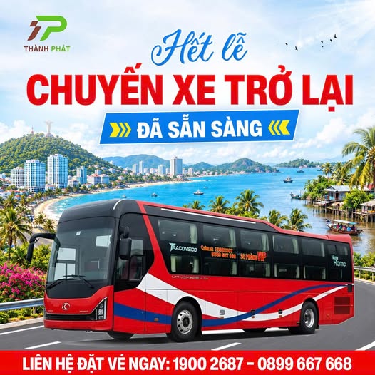 Hết lễ – Chuyến xe trở lại đã sẵn sàng 💙 - Nhà xe Hòa Hiệp Thành Phát