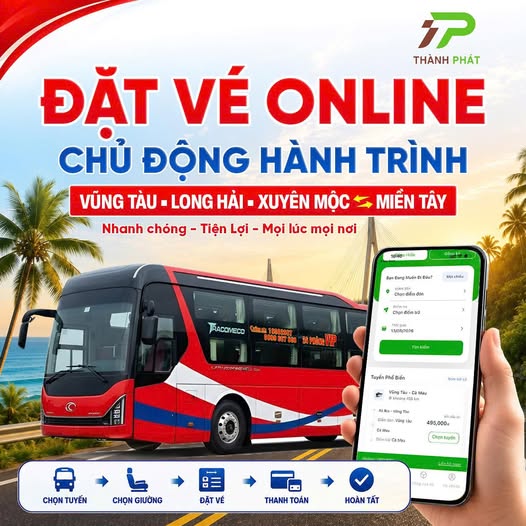 ĐẶT VÉ ONLINE – CHỦ ĐỘNG MỌI HÀNH TRÌNH 💛 - Nhà xe Hòa Hiệp Thành Phát